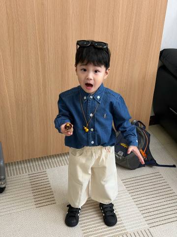 A3360 Rauph Lauren kids denim shirt
