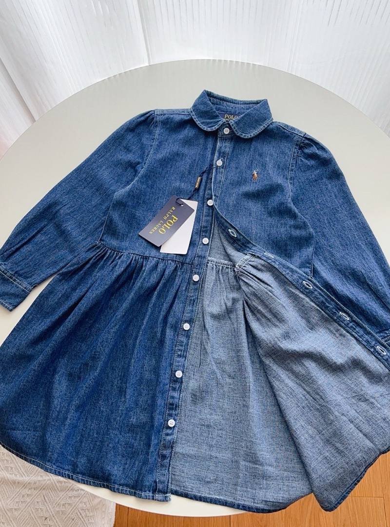 A2558 Rauph Lauren girls denim dress