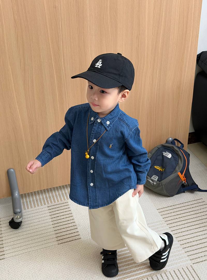 A3360 Rauph Lauren kids denim shirt