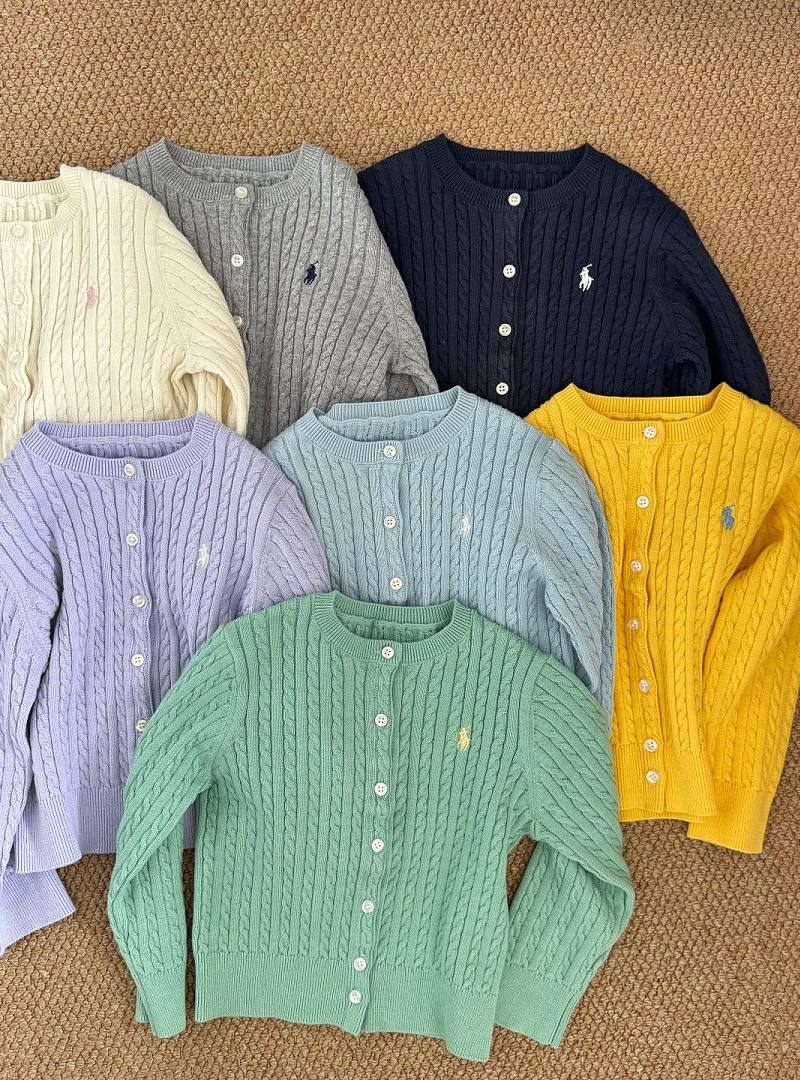 A3329 Rauph Lauren kids sweater cardigan