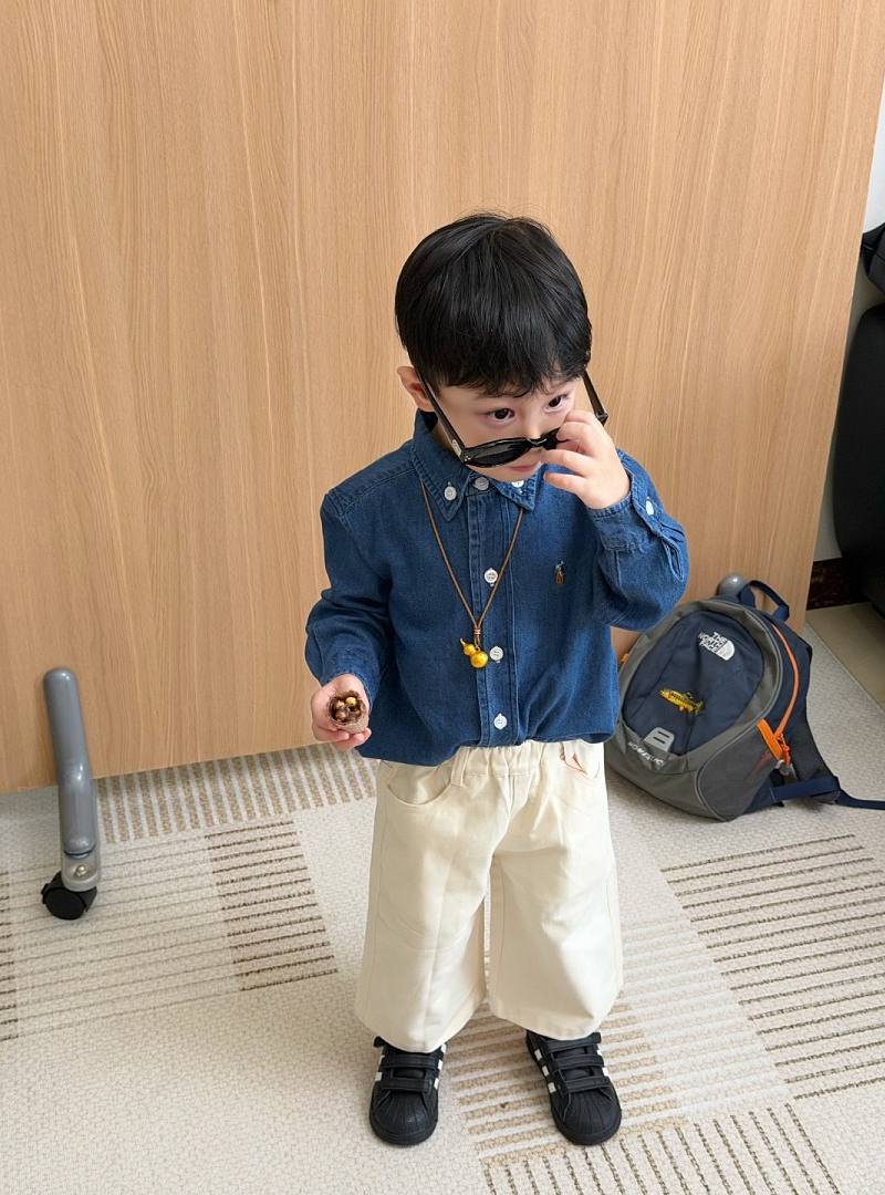 A3360 Rauph Lauren kids denim shirt